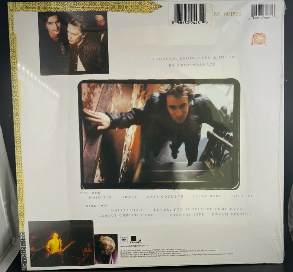 Jeff Buckley - Grace (LP, Album, RE, RM + 7, Single, Promo, Blu)