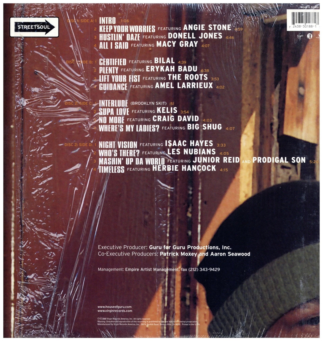 Guru - Jazzmatazz (Streetsoul) (2xLP, Album, Gat)